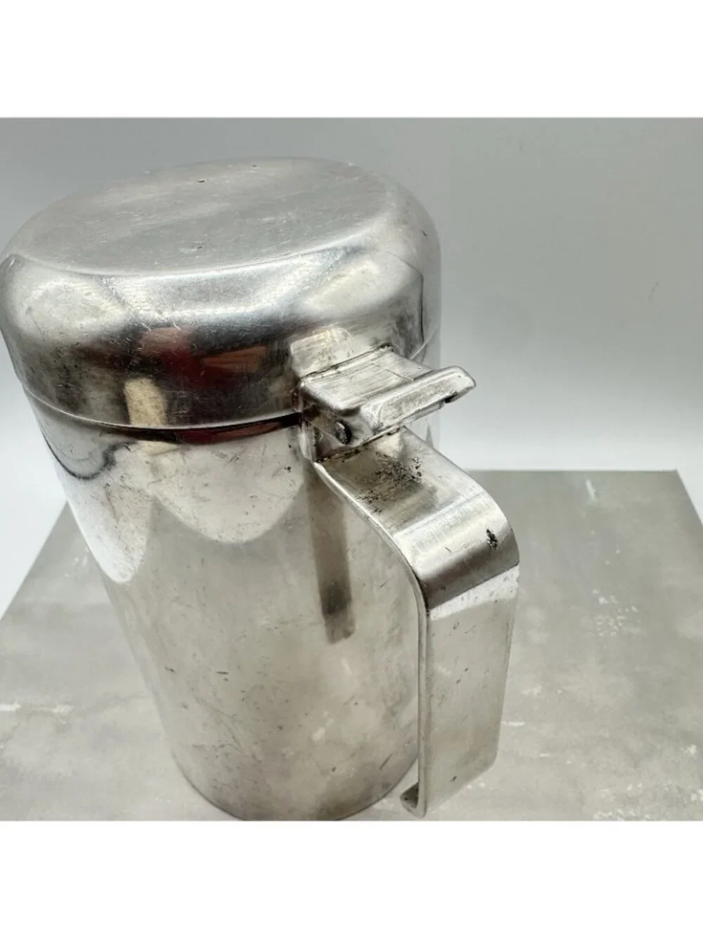 Vintage Sambonet Italy Stainless Steel Vase Minimalist MCM Decor Vessel